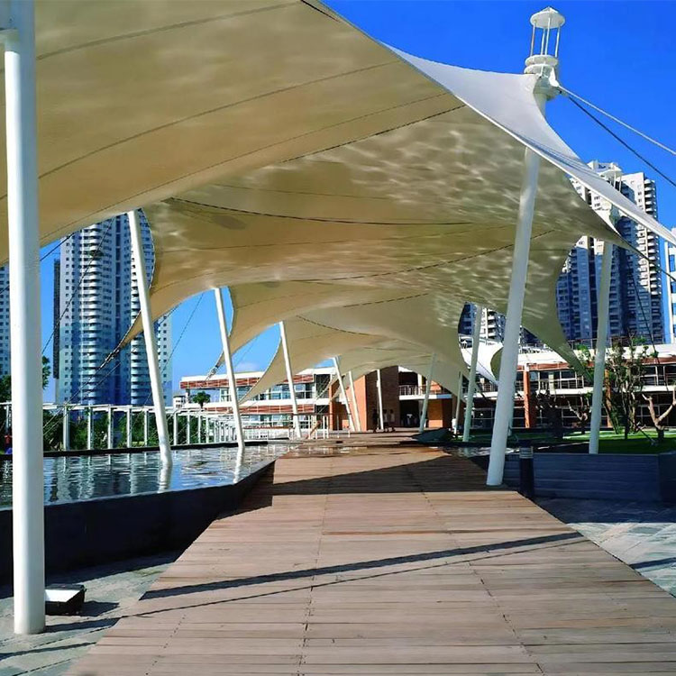 灵山县膜结构景观棚