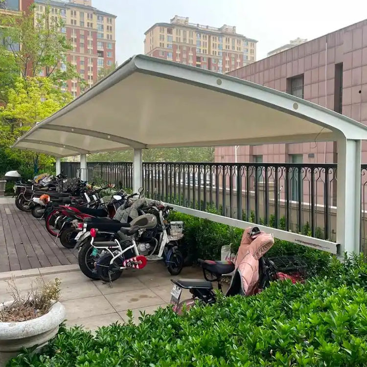 灵山县膜结构电动车棚